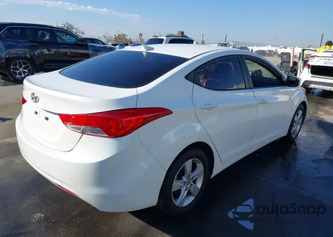 2013 Hyundai Elantra Gls from USA, damaged, VIN 5NPDH4AE2DH447899